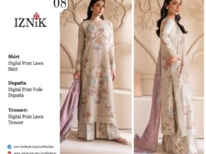 Iznik Bana Dora Lawn Collection Suits
Stitched Dress Price 4500Rs  Only