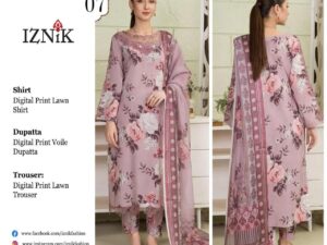 Iznik Bana Dora Lawn Collection Suits
Stitched Dress Price 4500Rs  Only