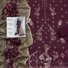 Al-karam Elegant 3-Piece Unstitched Lawn – Fancy Shawl Dupatta - Image 2