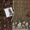 Al-Karam Elegant 3-Piece Unstitched Lawn – Fancy Shawl Dupatta - Image 2