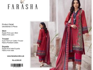 Farasha Lawn Collection 2025