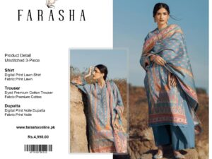 Farasha Lawn Collection 2025 –