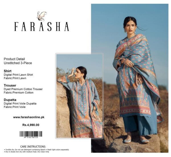 Farasha Lawn Collection 2025 –