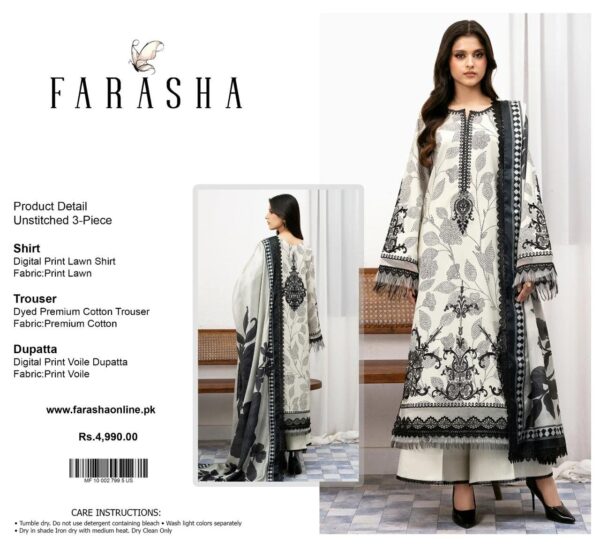 Farasha Lawn Collection 2025
