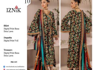 Iznik Bana Dora Lawn Collection Suits
Stitched Dress Price 4500/ Only