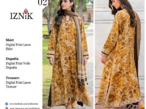 Iznik Bana Dora Lawn Collection Suits
Stitched Dress Price 4500