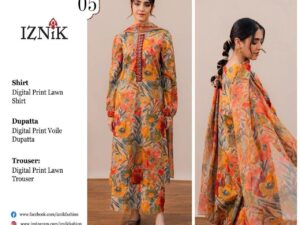 Iznik Bana Dora Lawn Collection Suits
Stitched Dress Price 4500
