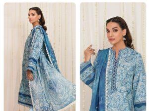 Beechtree Lawn Collection 2025 – Digital Printed Shirt  with Voile Dupatta | Rs. 3500
