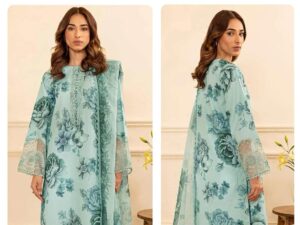 Beechtree Lawn Collection 2025 – Digital Printed Shirt  with Voile Dupatta | Rs. 3500