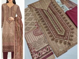 Limelight Embroidered Lawn Suit 2025 – Heavy Neck Design with Chiffon Dupatta | Only Rs. 2500