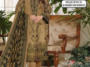 Limelight Embroidered Lawn Suit 2025 – Heavy Neck Design with Chiffon Dupatta | Only Rs. 2500