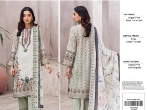 khaadi Bana Dora, Bana Dora Lawn, Lawn Suit 2025 Stitched Dress available price 4500