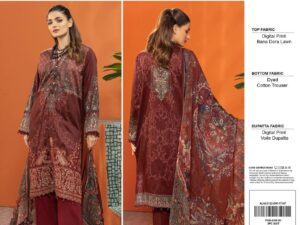 khaadi Bana Dora, Bana Dora Lawn, Lawn Suit 2025 Stitched Dress available price 4500