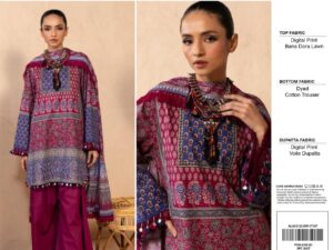 khaadi Bana Dora, Bana Dora Lawn, Lawn Suit 2025 Stitched Dress available price 4500